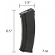 Магазин механический ARCTURUS AK74 Bakelite 200Rds Mide-Cap EMM Magazine BLK MAG-K02E